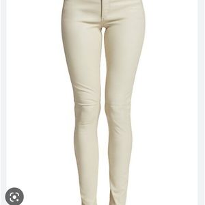 Leather rag and bone off white nina hr, tags still attached never worn.